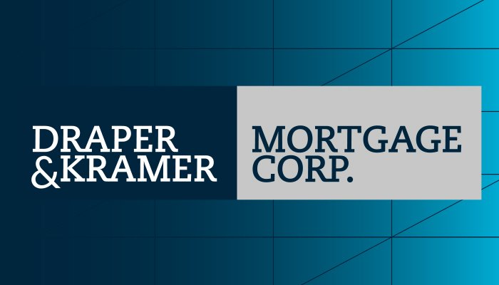 The new Draper and Kramer Mortgage Corp. logo.