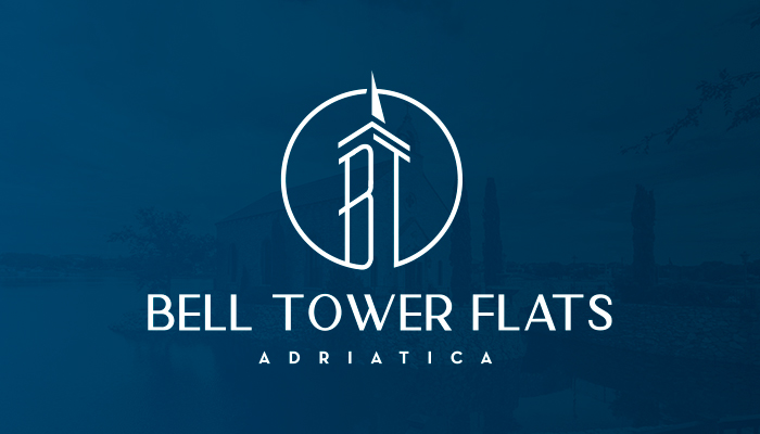 The Bell Tower Flats logo.