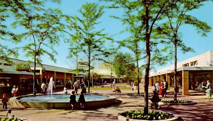 Old Orchard Mall 1957  Chicago locals, Chicago history, Chicago