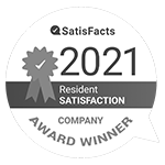 Satisfacts Resident Satisfaction Award 2021 Medallion