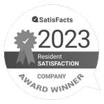 Satisfacts Resident Satisfaction Award 2023 Medallion